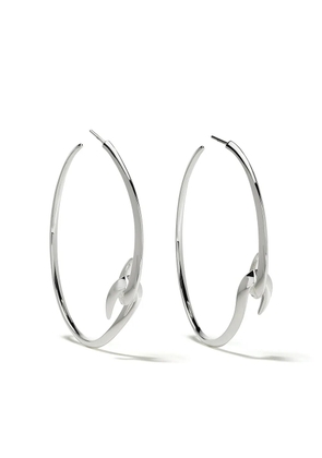 Shaun Leane Hook large hoop earrings - Silver