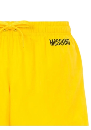 Moschino logo-print swim shorts - Yellow