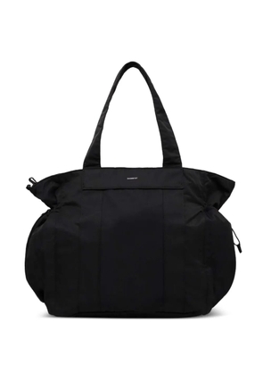 Sandqvist Sigrid logo-detail holdall - Black