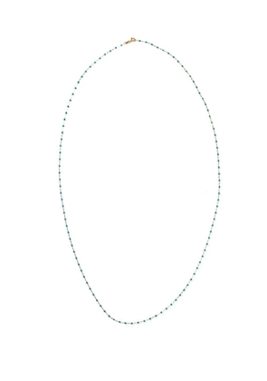 Gigi Clozeau 18kt yellow gold Classic Gigi blue beaded necklace