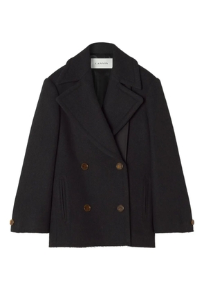 Lanvin double-breasted long-sleeve jacket - Black