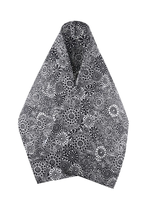 10 CORSO COMO circle-pattern scarf - Black