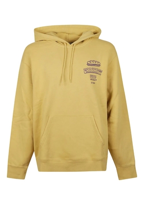 Carhartt WIP logo-print hoodie - Yellow