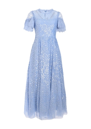 Needle & Thread Scatter Dot gown - Blue