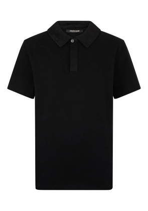 Roberto Cavalli cotton polo shirt - Black