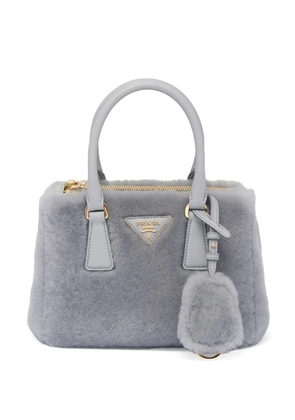 Prada Galleria shearling mini bag - Grey