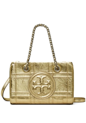 Tory Burch mini Fleming Soft Metalling Chain quilted tote bag - Gold