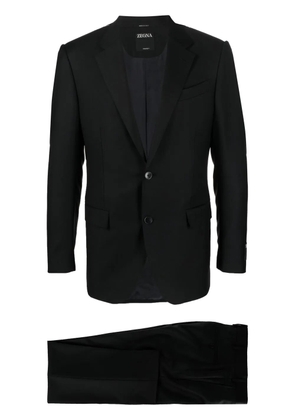Zegna Trofeo™ wool single-breasted suit - Black