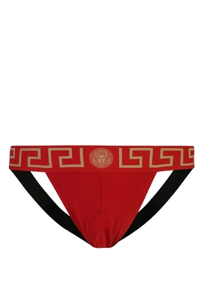 Versace Greca Border jockstrap - Red