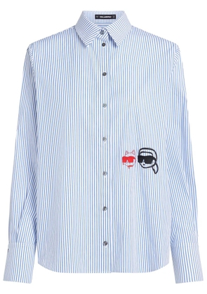 Karl Lagerfeld Ikon duo print shirt - Blue