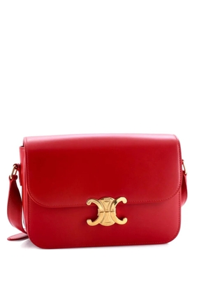 Celine Pre-Owned Triomphe Shoulder Bag Smooth Calfskin Medium crossbody bag - Red