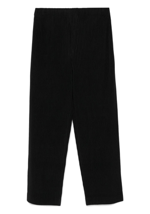 Homme Plissé Issey Miyake plissé trousers - Black