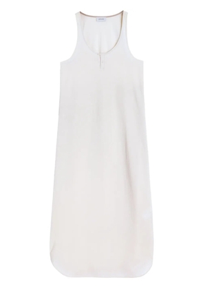 LEMAIRE bias-cut maxi dress - White