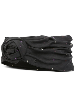 Maison Michel Hiromi ruched headband - Grey