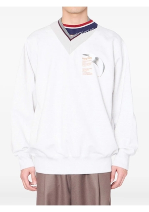 Kolor v-neck sweatshirt - Grey