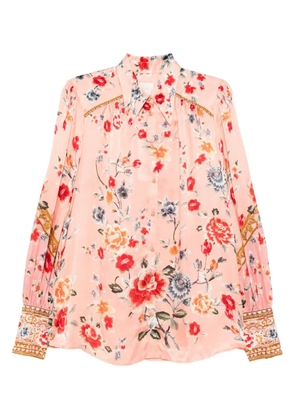 Camilla floral-print shirt - Pink