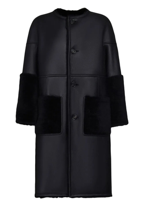 Marni reversible shearling coat - Black