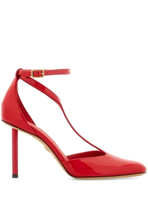 Ferragamo T-strap pumps - Red