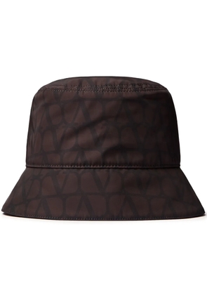 Valentino Garavani Toile Iconographe bucket hat - Brown