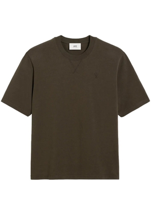 AMI Paris Ami de Coeur T-shirt - Brown