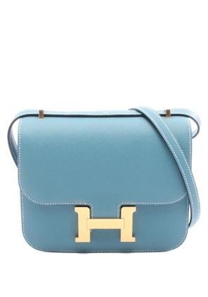 Hermès Pre-Owned 2024 Epsom Mini Constance III 18 shoulder bag - Blue