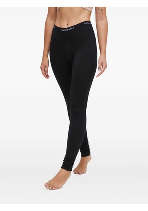 icebreaker logo-waist leggings - Black