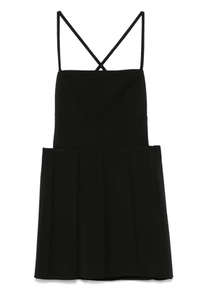 Low Classic pleated mini dress - Black