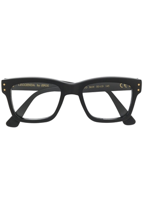 Epos square-frame glasses - Black
