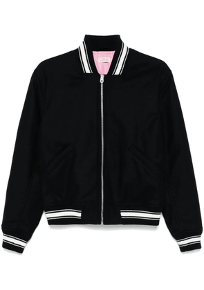 FURSAC stripe-trim bomber jacket - Black