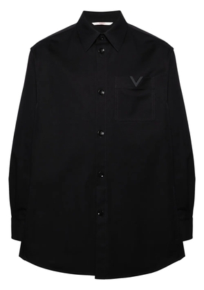 Valentino Garavani VLogo canvas shirt - Blue