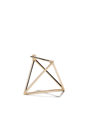 Shihara 18kt yellow gold Triangle Pierce 20 earring