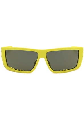 Plein Sport Fierless rectangle-frame sunglasses - Yellow