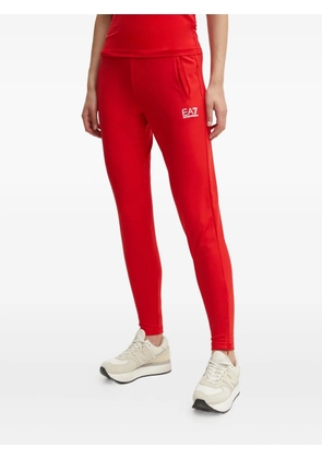 Ea7 Emporio Armani zip logo tracksuit - Red