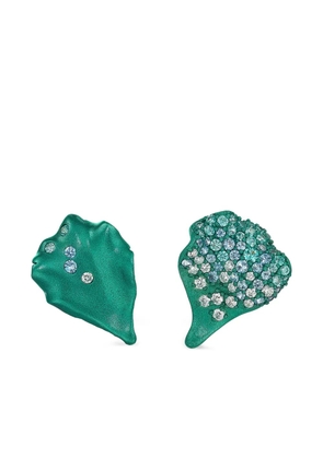 Anabela Chan 14K yellow gold and recycled aluminium Paraiba Petal multi-stone earrings - Blue