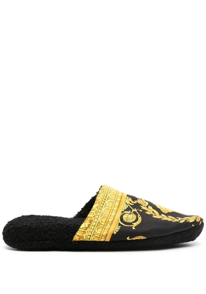 Versace I Love Baroque slippers - Black