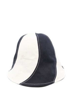 Jacquemus striped bucket hat - Blue