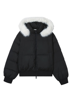 b+ab hooded puffer jacket - Black