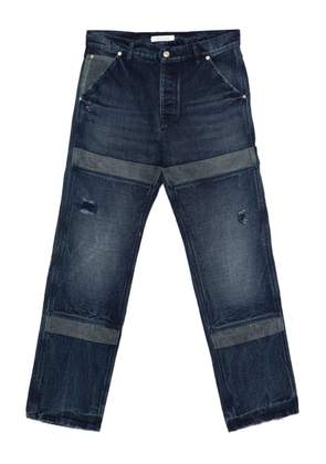 Wales Bonner distressed-finish jeans - Blue