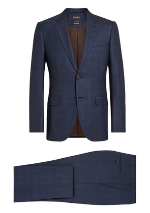 Zegna Centoventimila single-breasted wool suit - Blue
