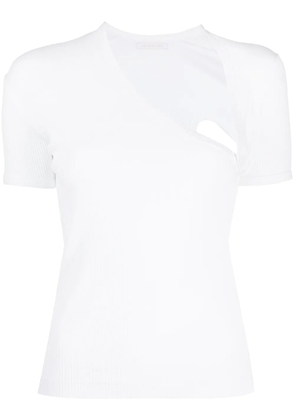 John Elliott asymmetrical neck T-shirt - White