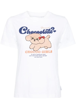 CHOCOOLATE graphic-print T-shirt - White