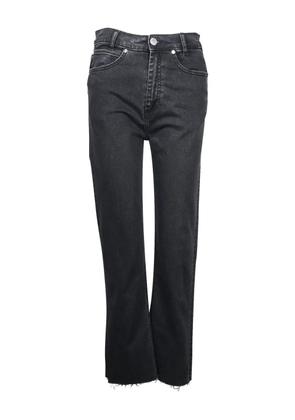 SANDRO raw-hem jeans - Black