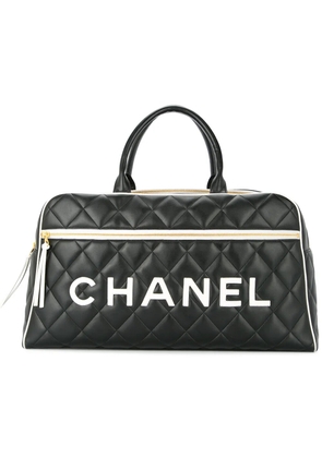 CHANEL Pre-Owned CC logos Boston hand bag - Black