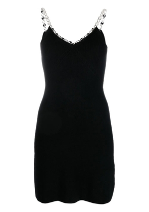 Rabanne chain-straps mini dress - Black
