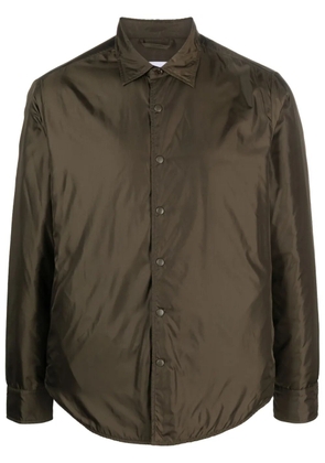ASPESI Lilo taffeta padded overshirt - Green