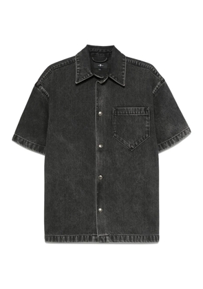 7 For All Mankind short-sleeve denim shirt - Black