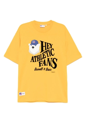 CHOCOOLATE x Russell Athletic graphic-print T-shirt - Yellow