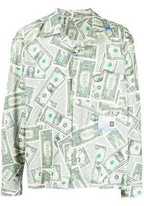 Maison MIHARA YASUHIRO Dollar Bill long-sleeve shirt - Neutrals