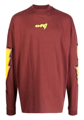 Off-White THUNDER STABLE OVER MOCKNECK - Red