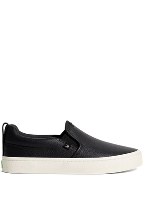 Cariuma leather slip-on sneakers - Black